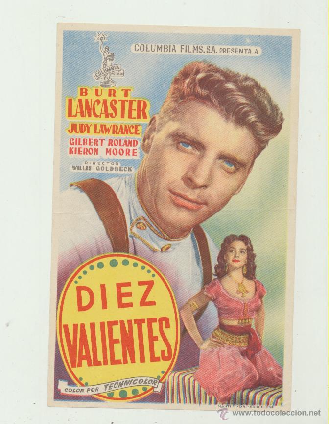 Cine: Diez Valientes. Sencillo de Columbia. - Foto 1