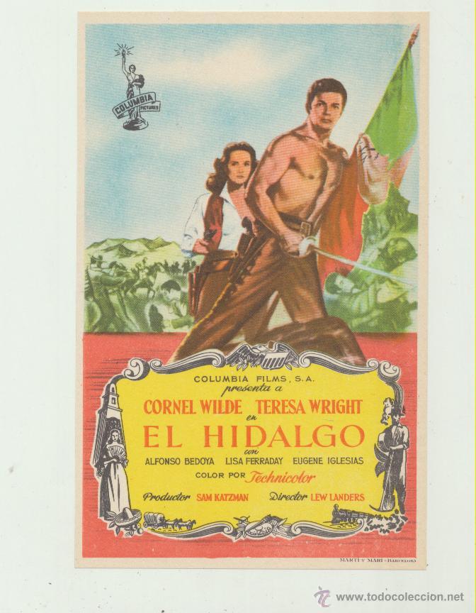 Cine: El Hidalgo. Sencillo de Columbia.  &iexcl;IMPECABLE! - Foto 1