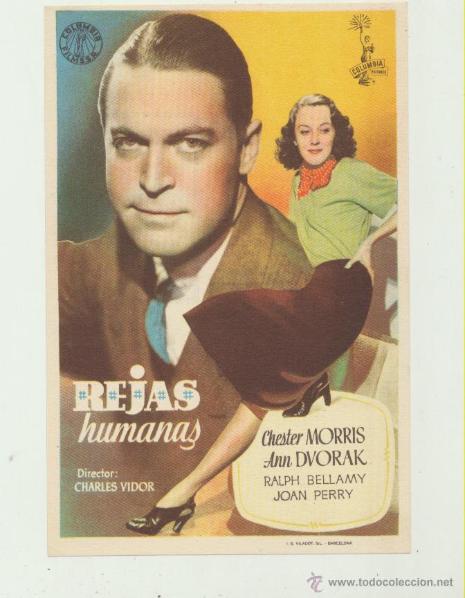 Cine: Rejas Humanas. Sencillo de Columbia. - Foto 1