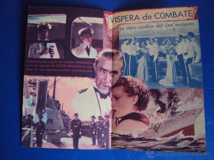 Cine: (PG-1225)PROGRAMA DE CINE,VISPERA DE COMBATE,DOBLE - Foto 2