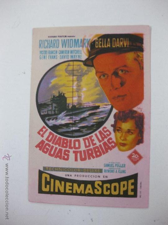 Cine: PROGRAMA DE CINE. EL DIABLO DE LAS AGUAS TURBIAS.RICHARD WIDMARK - Foto 1