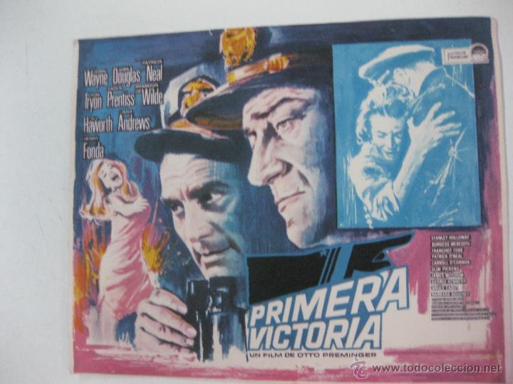 Cine: PROGRAMA DE CINE. PRIMERA VICTORIA. JOHN WAYNE, HENRY FONDA...PARAMOUNT. - Foto 1