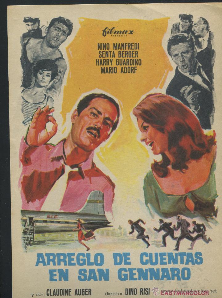 Cine: PROGRAMA ARREGLO DE CUENTAS EN SAN GENARO,  Nino Manfredi - Foto 1