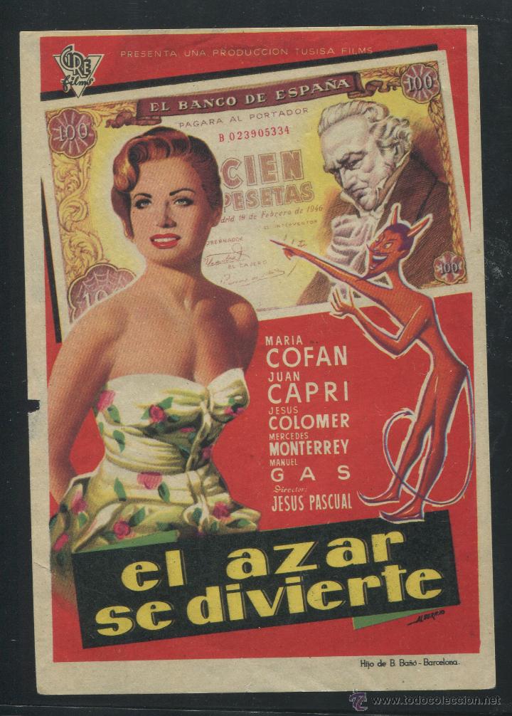 Cine: PROGRAMA ORIGINAL - EL AZAR SE DIVIERTE - Foto 1