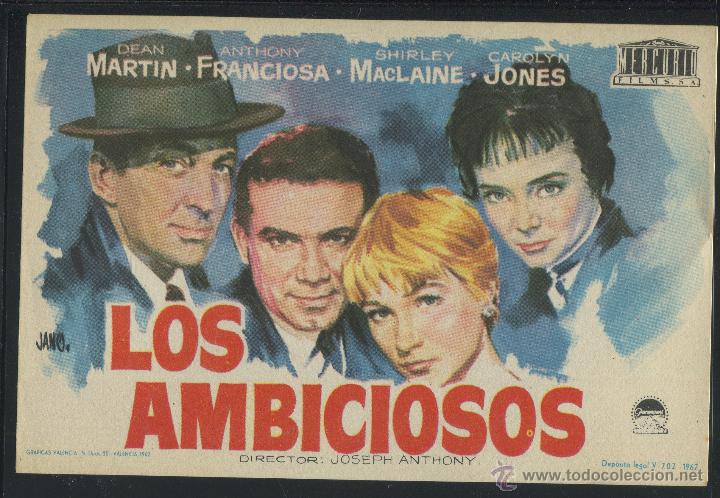 Cine: PROGRAMA Los Ambiciosos. Sencillo de Mercurio. - Foto 1