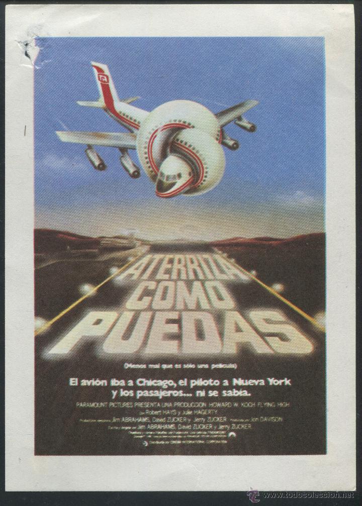Cine: ATERRIZA COMO PUEDAS PROGRAMA - Foto 1