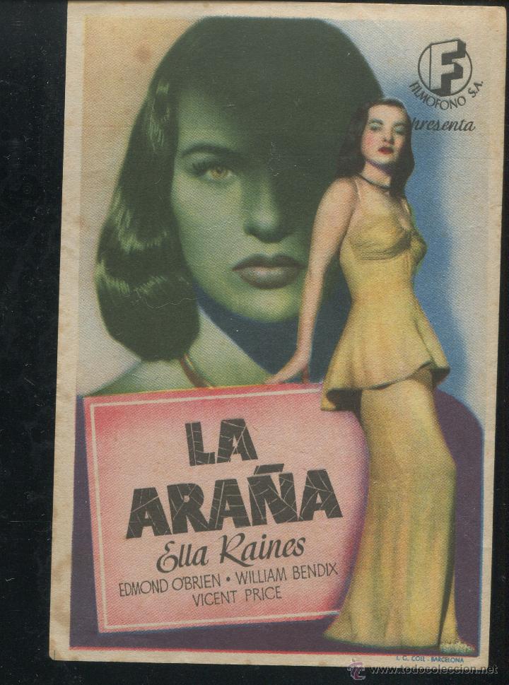 Cine: Programa de Cine - La Ara&ntilde;a - Ella Raines - - Foto 1