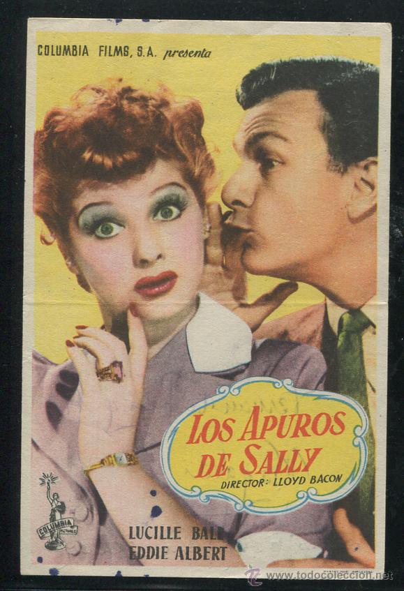 Cine: PROGRAMA LOS APUROS DE SALLY. LUCILLE BALL, EDDIE ALBERT. LLOYD BACON. - Foto 1