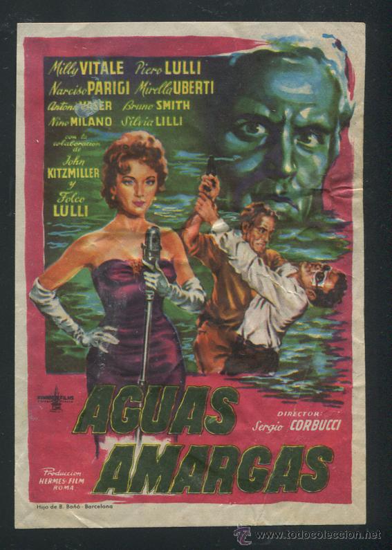 Cine: PROGRAMA AGUAS AMARGAS - MILLY VITALE - SERGIO CORBUCCI - Foto 1