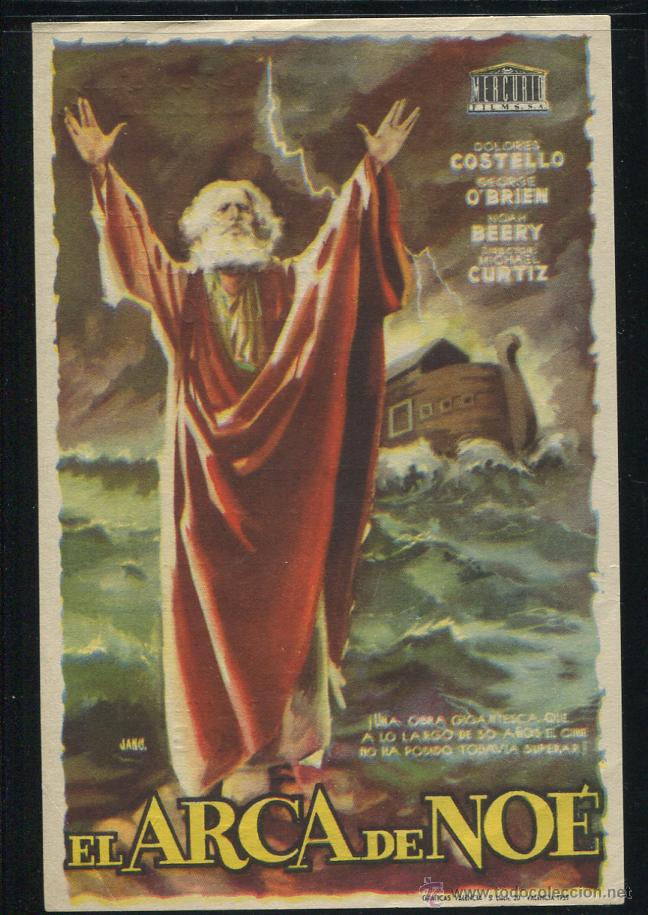Cine: PROGRAMA El Arca de Noe - Dolores Costello, George O&acute;Brien, Noah Beery - Con publicidad