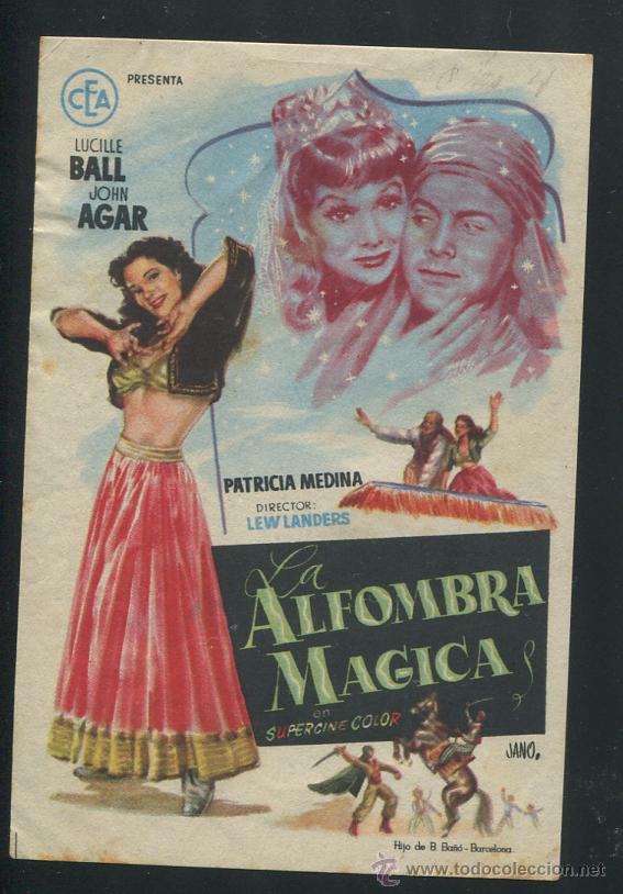 Cine: PROGRAMA La Alfombra Magica - Lucille Ball, John Agar - Foto 1