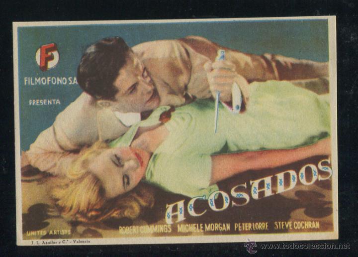 Cine: PROGRAMA Acosados. Sencillo de Film&oacute;fono. &iexcl;IMPECABLE! - Foto 1