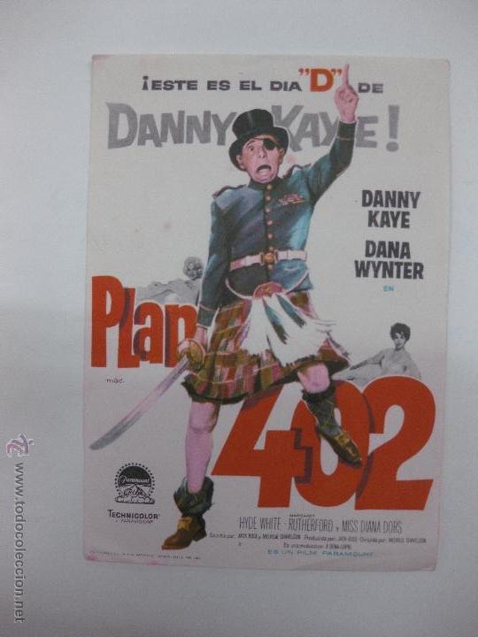 Cine: PROGRAMA DE CINE. PLAN 402. DANNY KAYE, DANA WYNTER......PARAMOUNT...... - Foto 1