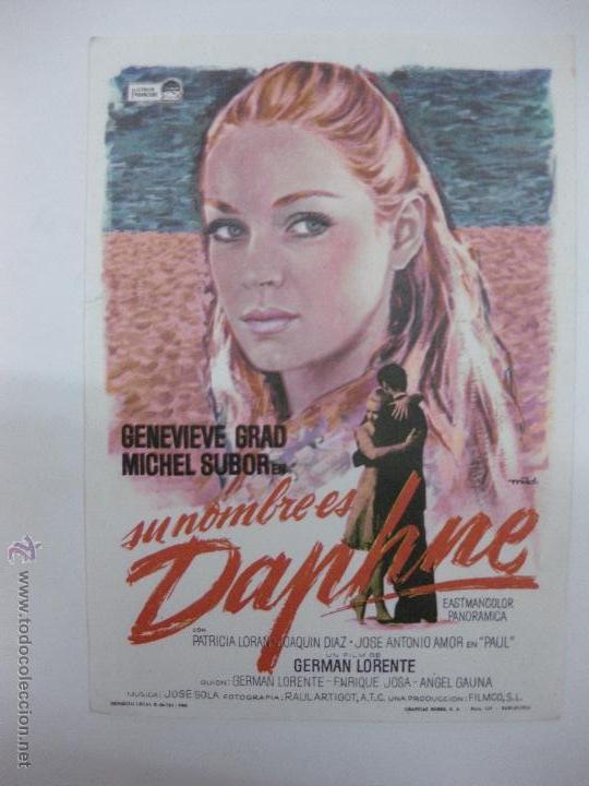 Cine: PROGRAMA DE CINE. SU NOMBRE ES DAPHNE. GENEVIEVE GRAU, MICHAEL SUBOR..... - Foto 1