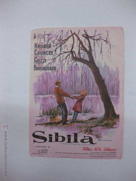 Cine: PROGRAMA DE CINE. SIBILA. HARRY KRUGER, NICOLE COURCEL..... - Foto 1