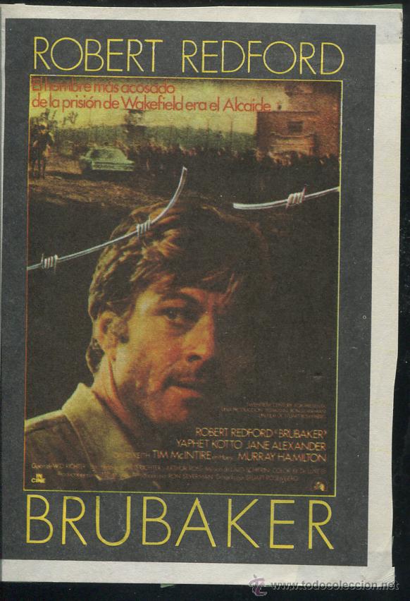 Cine: PROGRAMA BRUBAKER - Foto 1
