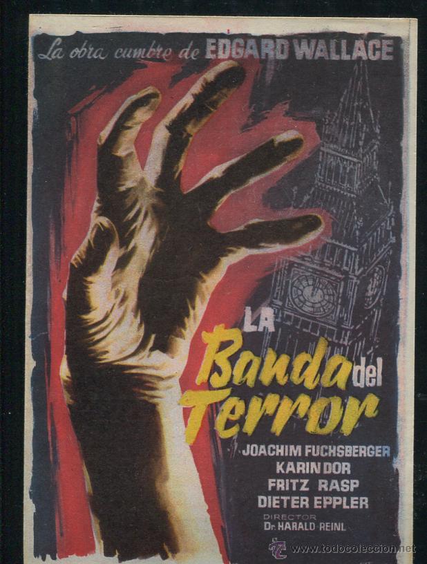 Cine: Programa de Cine - La Banda del Terror - Edgard Wallace - Foto 1
