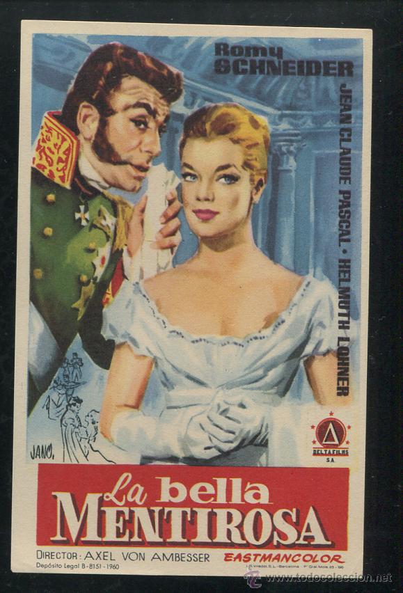 Cine: PROGRAMA La Bella Mentirosa - Romy Schneider, Jean Claude Pascal - Foto 1
