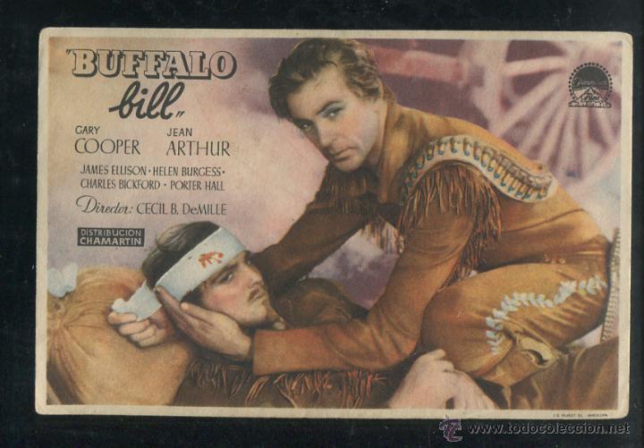 Cine: PROGRAMA BUFFALO BILL (The Plainsman) (Gary Cooper - Jean Arthur - James Ellison) - Foto 1