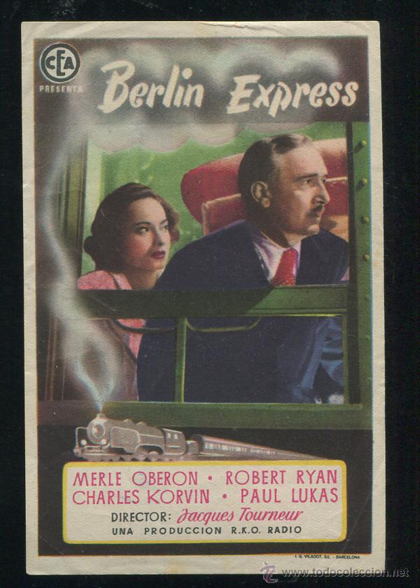 Cine: PROGRAMA BERLIN EXPRESS,  ROBERT RYAN MERLE OBER&Oacute;N - Foto 1