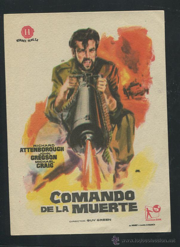 Cine: PROGRAMA DE CINE COMANDO DE LA MUERTE RICHARD ATTENBOROUGH - Foto 1