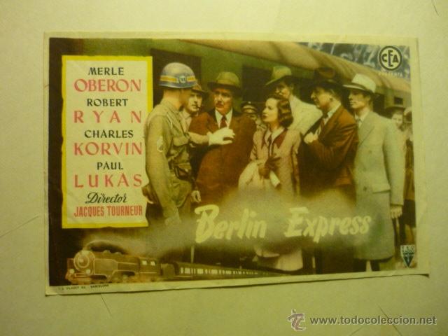 Cine: programa berlin express-robert ryan teatro arosa. villagarcia - Foto 1