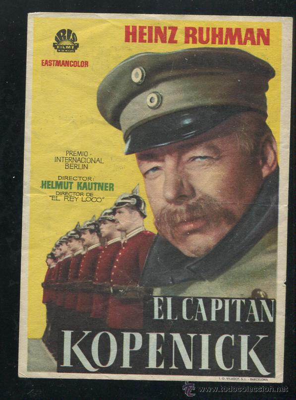 Cine: PROGRAMA El capitan Kopenick - Heinz Ruhman, - Con publicidad - Foto 1