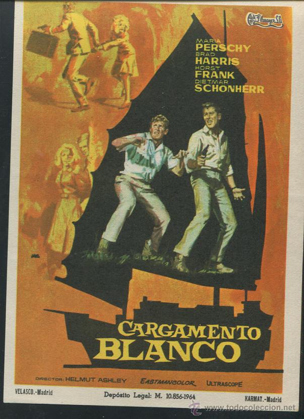 Cine: PROGRAMA CARGAMENTO BLANCO (Maria Perschy - Horst Frank - Dietmar Sch&ouml;nherr) - Foto 1