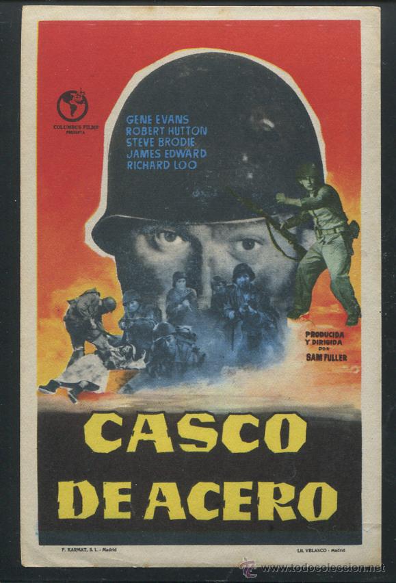 Cine: PROGRAMA Casco de acero - gene Evans, Robert Hutton - Foto 1