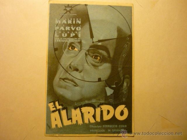 Cine: PROGRAMA EL ALARIDO - GUILLERMO MARIN -publicidad - Foto 1