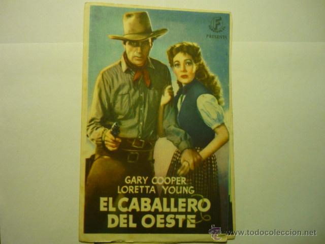 Cine: PROGRAMA CABALLERO DEL OESTE.-GARY COOPER--BB - Foto 1
