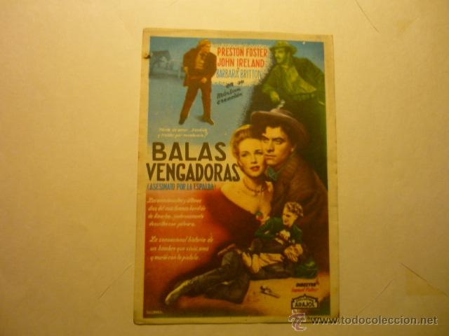 Cine: PROGRAMA BALAS VENGADORAS.-PRESTON FOSTER-ARAJOL - Foto 1