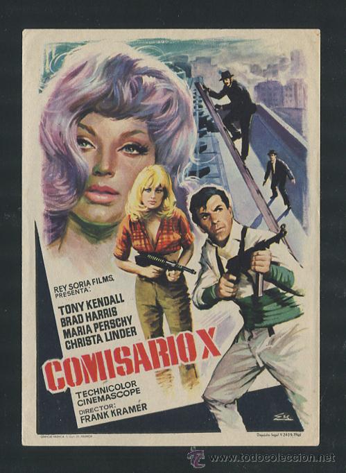 Cine: PROGRAMA Comisario X (Tony Kendall - Brad Harris - Maria Perschy) - Foto 1