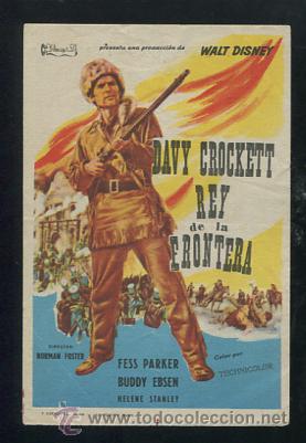 Cine: PROGRAMA Davy Crockett. El Rey de la Frontera  CON PUBLICIDAD - Foto 1