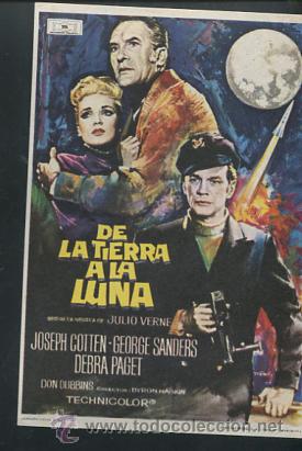 Cine: PROGRAMA DE LA TIERRA A LA LUNA, IMPECABLE SENCILLO ORIGINAL, JOSEPH COTTEN - Foto 1
