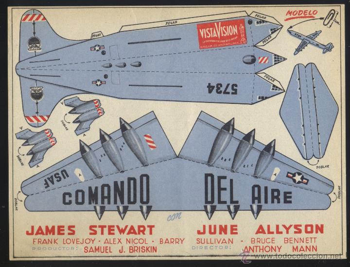 Cine: Q-05973- COMANDO DEL AIRE (Strategic Air Command) James Stewart - June Allyson - Frank Lovejoy - Foto 1