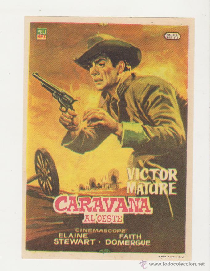 Cine: Caravana al Oeste. Sencillo de Pelimex.  &iexcl;IMPECABLE! - Foto 1