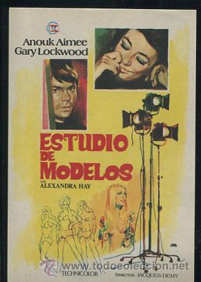 Cine: PROGRAMA ESTUDIO DE MODELOS-JACQUES DEMY-ANOUK AIMEE-GARY LOCKWOOD- JANO - Foto 1