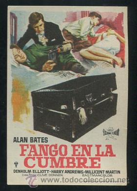 Cine: PROGRAMA Fango en la cumbre alan bates denholm elliott - Foto 1