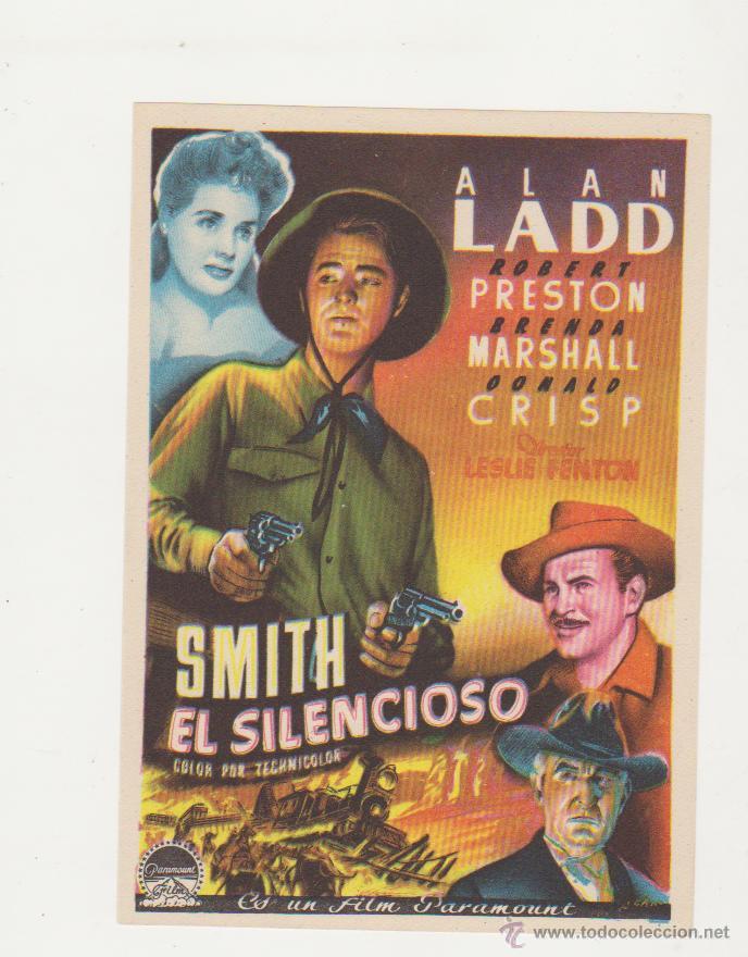 Cine: Smith El silencioso. Sencillo de Columbia.  &iexcl;IMPECABLE! - Foto 1