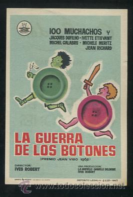 Cine: PROGRAMA LA GUERRA DE LOS BOTONES - JACQUES DUFILHO - IVES ROBERT CON PUBLICIDAD - Foto 1