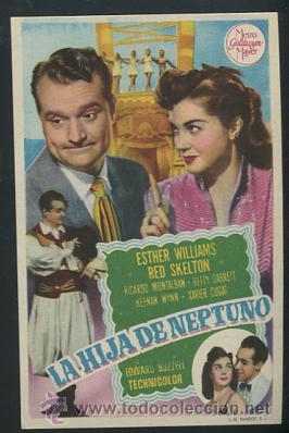 Cine: PROGRAMA LA HIJA DE NEPTUNO. ESTHER WILLIAMS, RED SKELTON. EDWARD BUZZELL - Foto 1