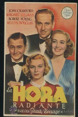 Cine: PROGRAMA  LA HORA RADIANTE- JOAN CRAWFORD, MARGARET SULLAVAN. CON PUBLICIDAD - Foto 1