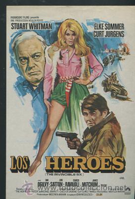 Cine: PROGRAMA Los Heroes - Stuart Whitman, Elke Sommer, Curt Jurgens - Foto 1