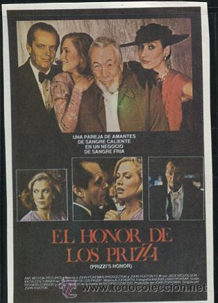 Cine: PROGRAMA EL HONOR DE LOS PRIZZI - Foto 1