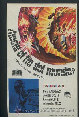 Kino: PROGRAMA Hacia el Fin del Mundo - Dana Andrews, Janette Scott