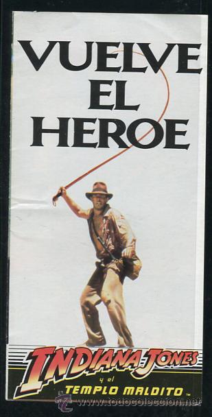 Cine: PROGRAMA Indiana jones y el templo maldito - Foto 1