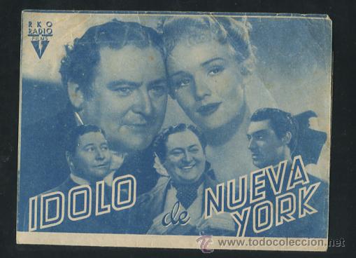 Cine: EL IDOLO DE NUEVA YORK PROGRAMA DOBLE RKO VERDE CARY GRANT FRANCES FARMER