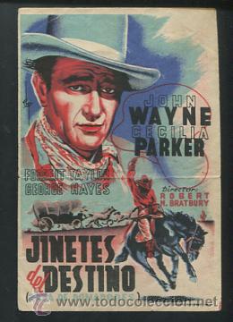Cine: PROGRAMA Jinetes del destino (John Wayne, Cecilia Parker) - Foto 1