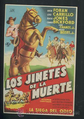Cine: PROGRAMA Los Jinetes de la Muerte. La siega del odio.Sencillo de Universal. - Foto 1
